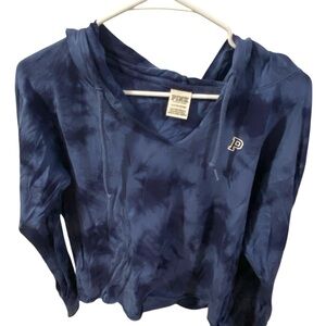 PINK tie dye hoodie size small